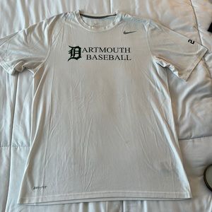 Men’s Nike Dartmouth Baseball Top Dri-fit Big Green Collab, 23, Size Medium